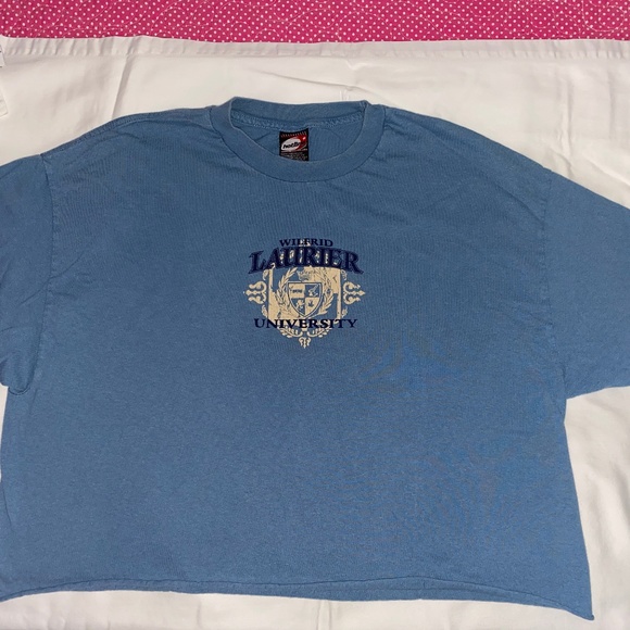 Wilfred Laurier Oversized Crop Top - Picture 1 of 2